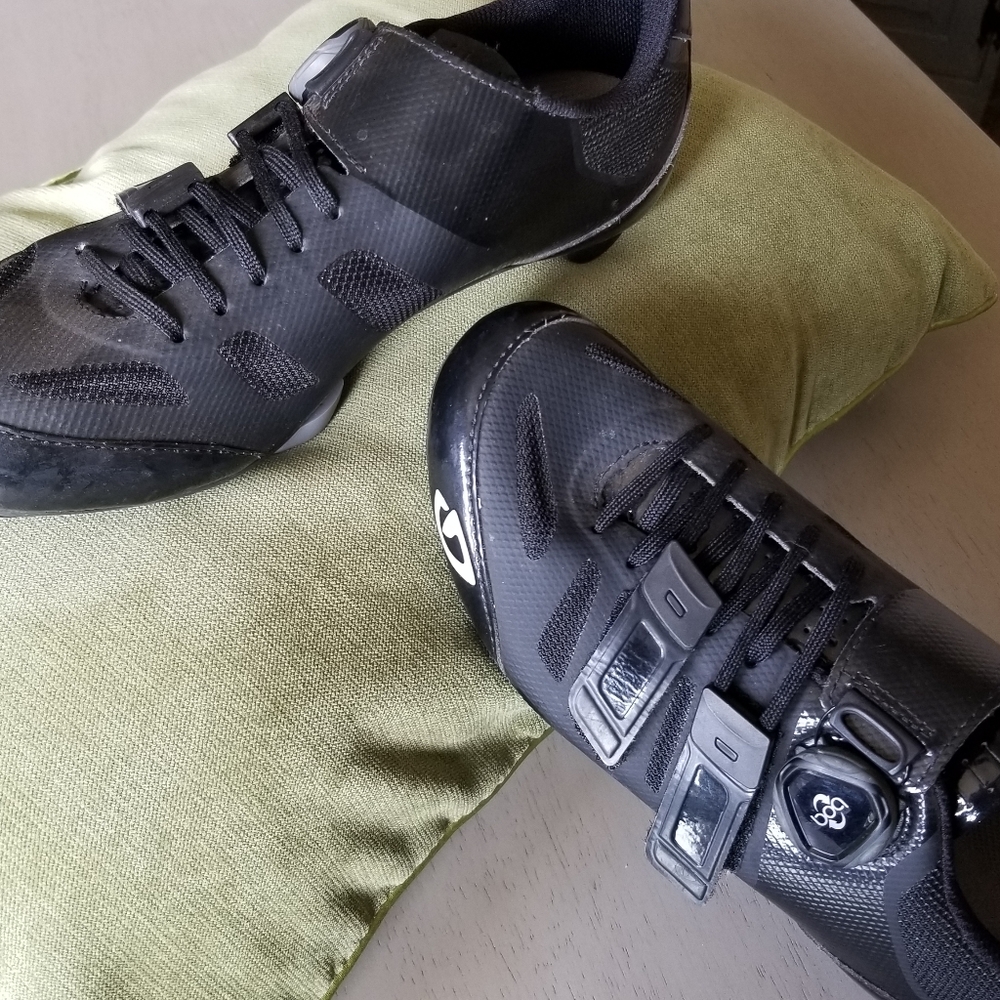 Giro Raes Techlace Womens Cycling Shoes. Size 39.5 Black